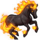 Hades the Flaming Stallion