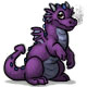 Sparky the Purple Baby Dragon