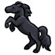 Shadow the Feisty Black Pony