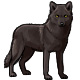 Silje the Confident Black Wolf
